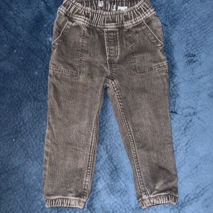 Toddlers BOY black denim joggers